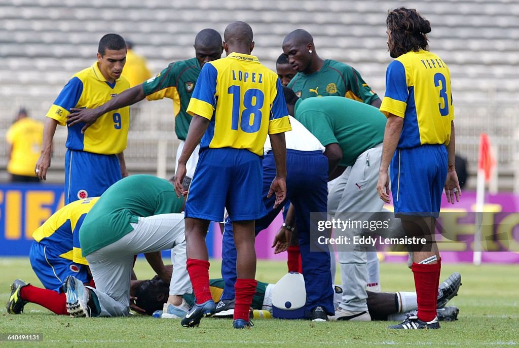 Confederations Cup 2003 Cameroon Vs Colombia Marc Vivien Foe News confederations-cup-2003-cameroon-vs-colombia-marc-vivien-foe-news