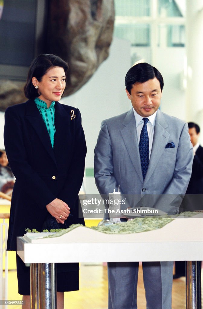 Crown Prince And Crown Princess Visit Osaka