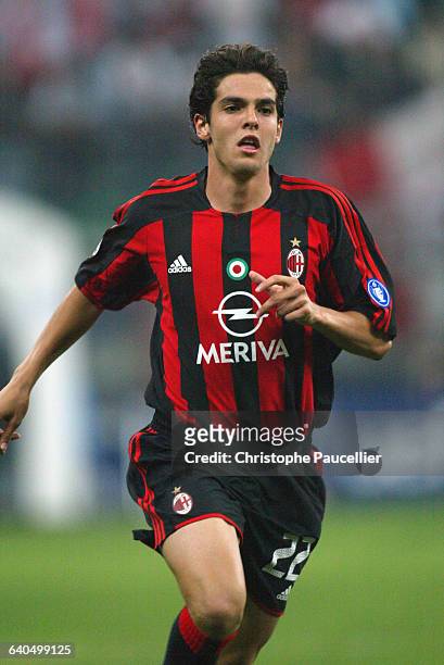 Soccer Champions League, First Round, Season 2003-2004 : AC Milan vs AFC Ajax. Kaka . Football, Ligue des Champions, 1er tour, Saison 2003-2004 :...