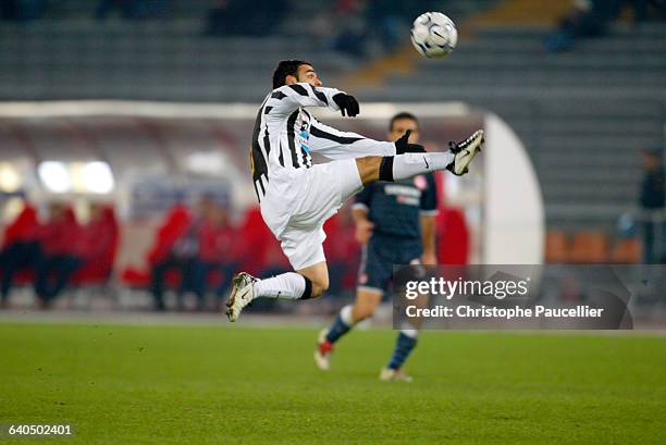 Champions League First Round - Season 2003 2004. Juventus vs Olympiacos CFP. Fabrizio Miccoli . Ligue des Champions 1er tour - Saison 2003-2004....