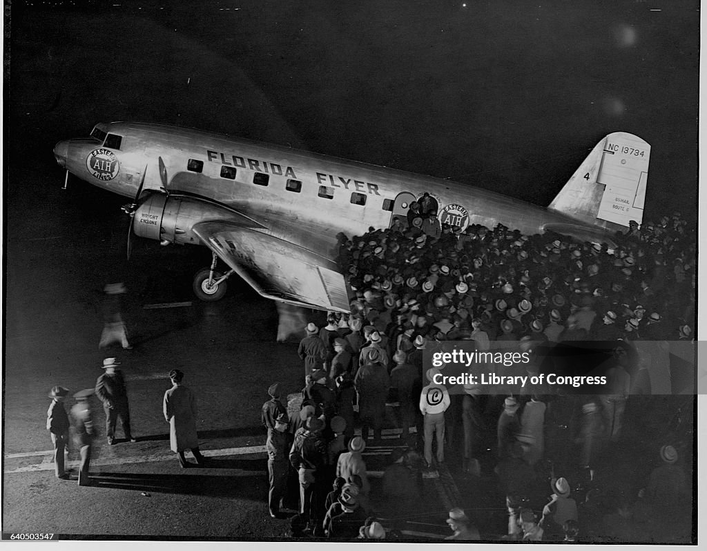 Florida Flyer Arriving at Newark Airport