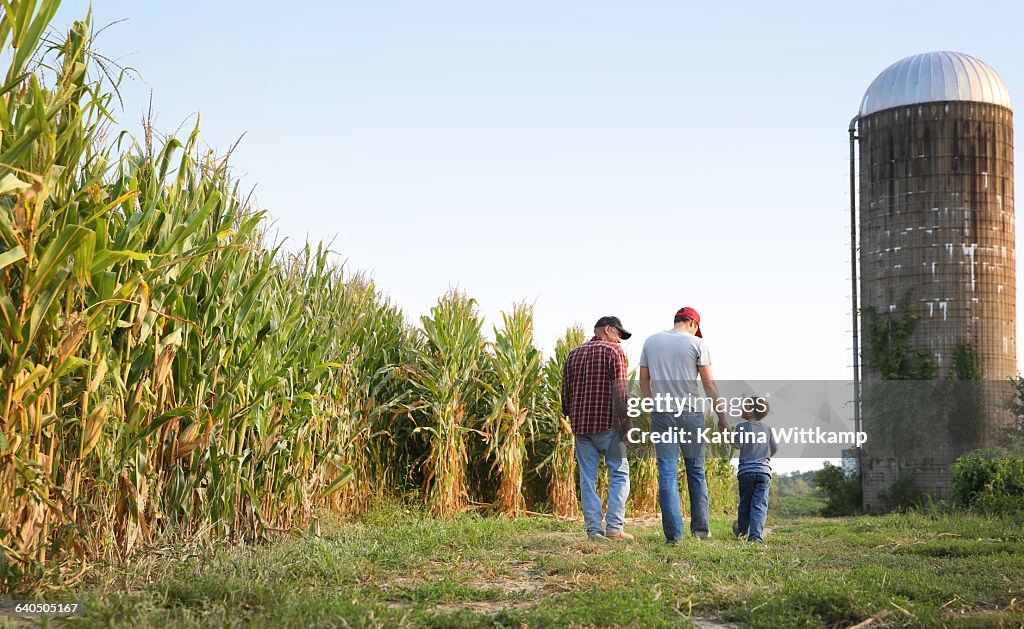 Three generations on farm