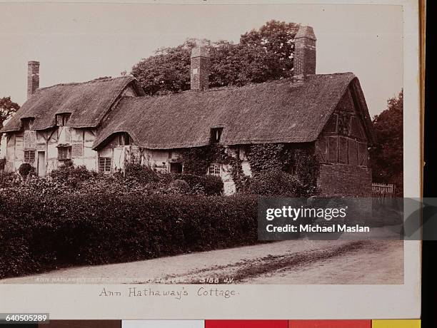 The cottage where Anne Hathaway, William Shakespeare's wife, was born. Shottery, ca. 1880s.