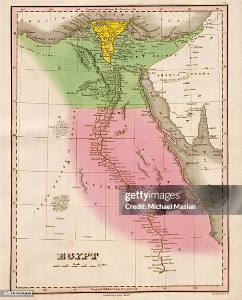 Map Of Rivers In Egypt River Nile Map Photos and Premium High Res Pictures - Getty Images