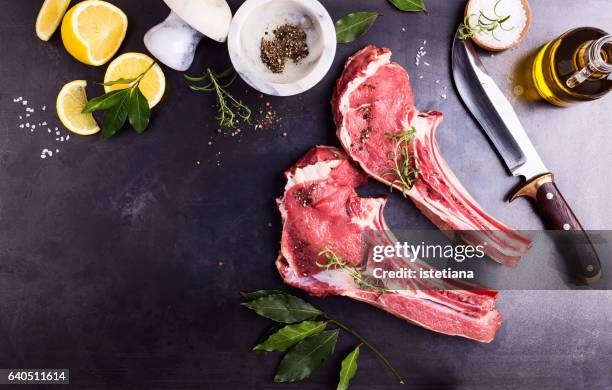 raw prime rib meat - rib food stock pictures, royalty-free photos & images