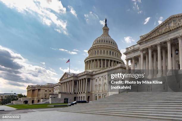 capitol building, washington dc - capitool gebouw stockfoto's en -beelden