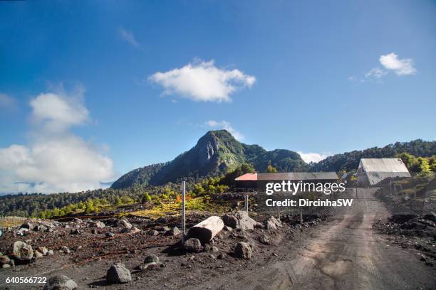 around  villarrica volcano, chile. - pucon stock pictures, royalty-free photos & images