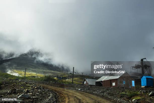 volcano villarrica, pucon, chile. - pucon stock pictures, royalty-free photos & images