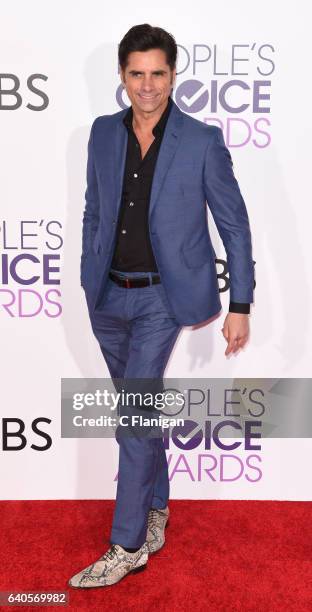 Actor John Stamos attends the People's Choice Awards 2017 at Microsoft Theater on January 18, 2017 in Los Angeles, California.