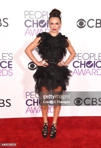 Karina Smirnoff attends the People's Choice Awards 2017 at Microsoft Theater on January 18, 2017 in Los Angeles, California.
