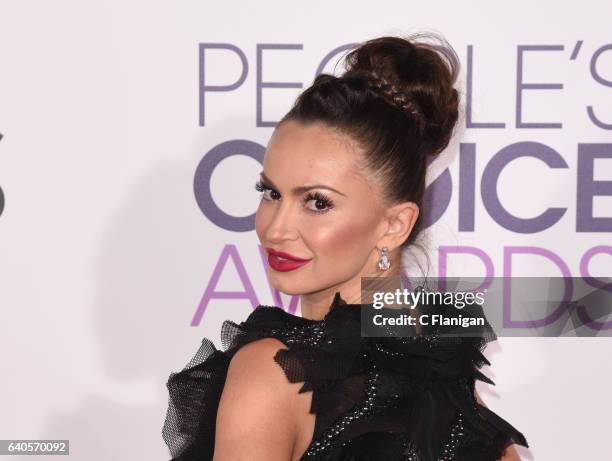 Karina Smirnoff attends the People's Choice Awards 2017 at Microsoft Theater on January 18, 2017 in Los Angeles, California.