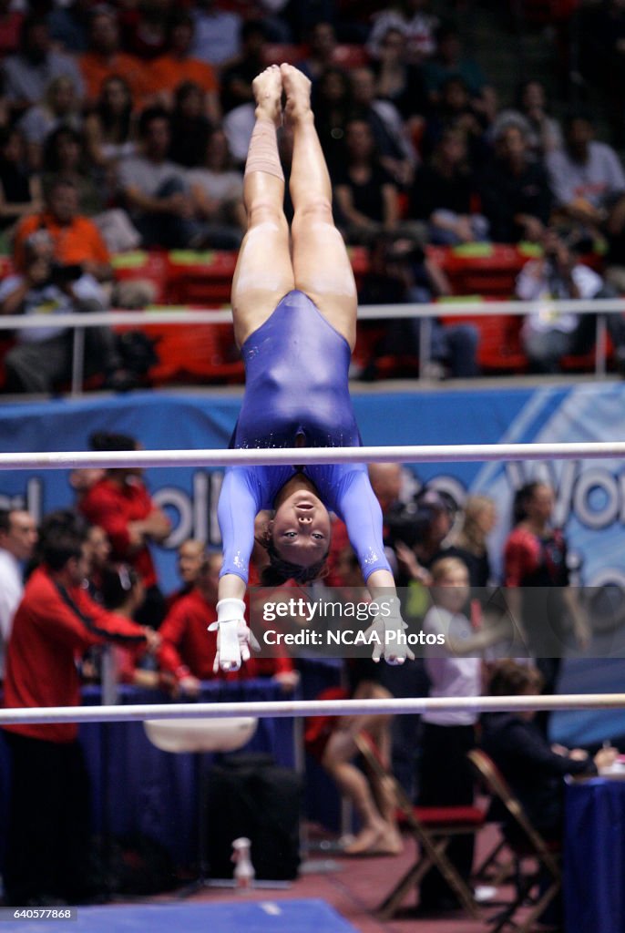 Anna Li Ucla Anna Li of UCLA competes on the uneven parallel bars during the... News ...