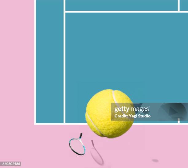 Tennis racket and tennis ball