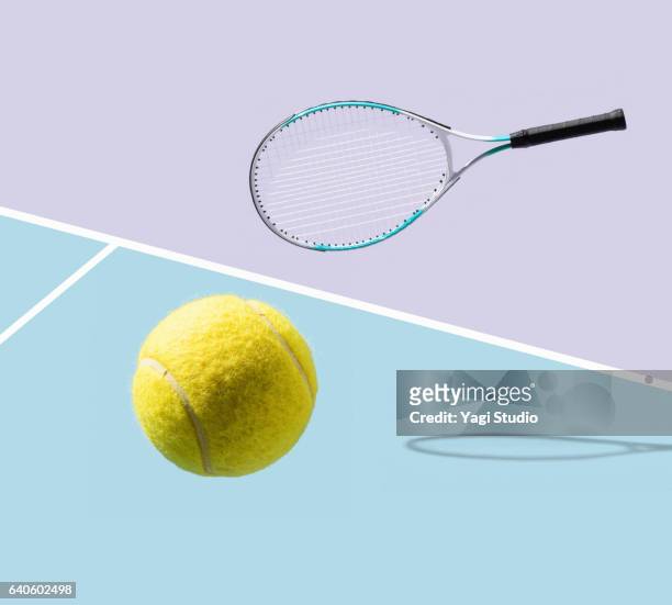 Tennis racket and tennis ball