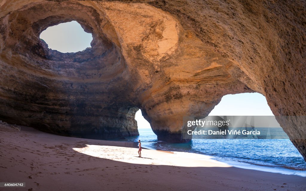 Benagil Sea Cave, Faro District, Algarve, Portugal