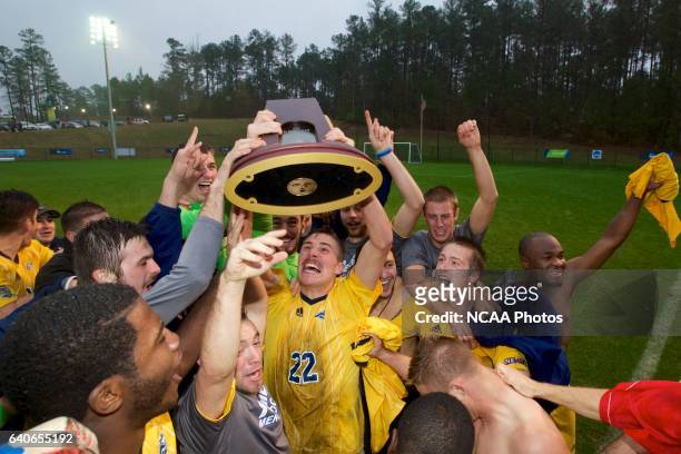 Southern New Hampshire University takes on the Carsen-Newman University during the 2013 NCAA Photos via Getty Images Men's Division II Soccer...
