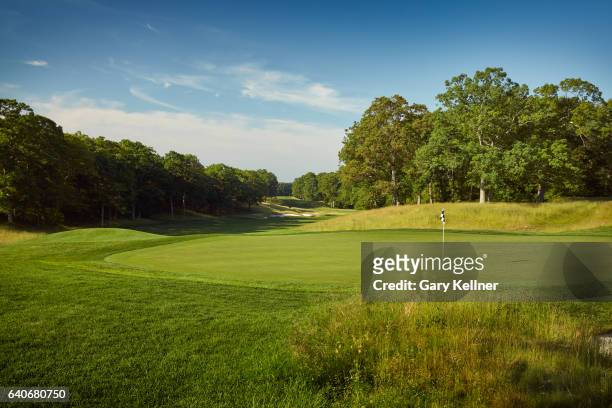 View from the fifth hole of Bethpage State Park Black Course onn June 6, 2016 in Farmingdale, New York.