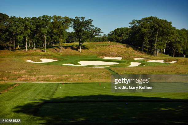 View from the 17th hole of Bethpage State Park Black Course onn June 6, 2016 in Farmingdale, New York.