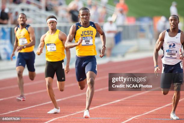 Akino Ming of Johnson C. Smith University cometes in the 400 Meter Dash during the NCAA Photos via Getty Images Division II Outdoor Track and Field...