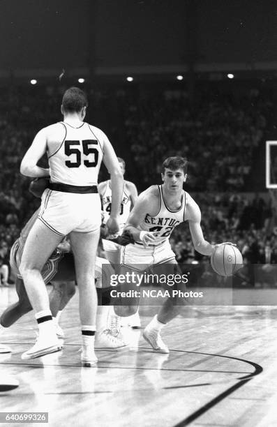 Kentucky forward Pat Riley during the NCAA Photos via Getty Images Men's National Basketball Final Four championship game against Texas Western...