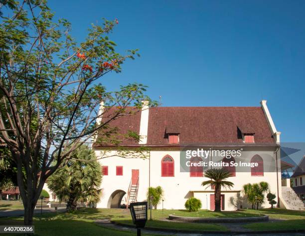 fort rotterdam, makassar, indonesia - makassar stock pictures, royalty-free photos & images