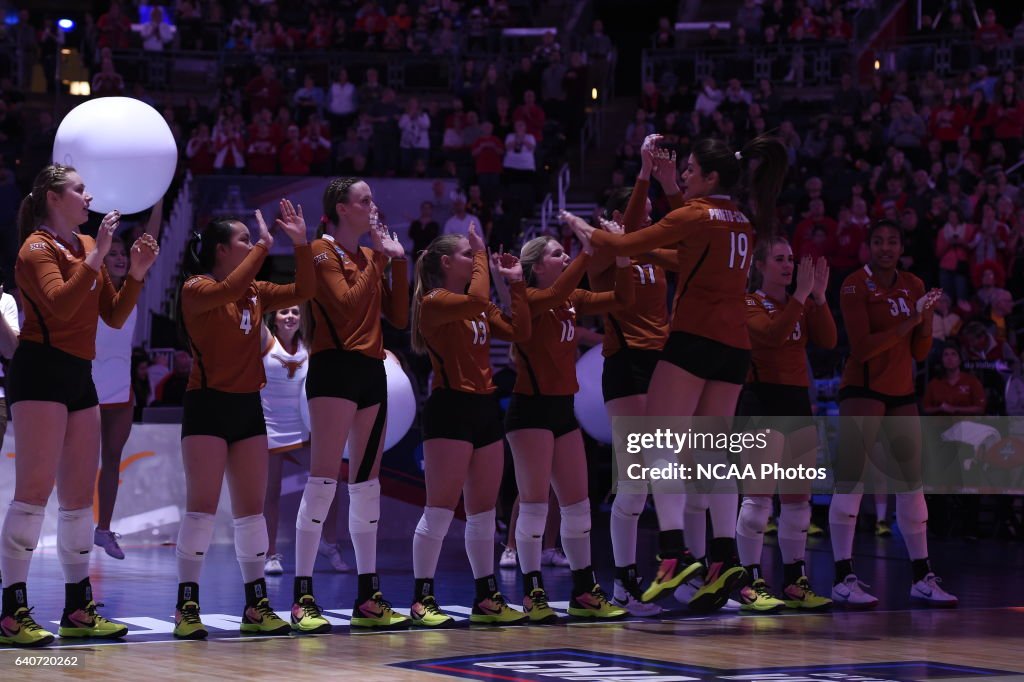 during the Division I Women's Volleyball Semifinals held at... News