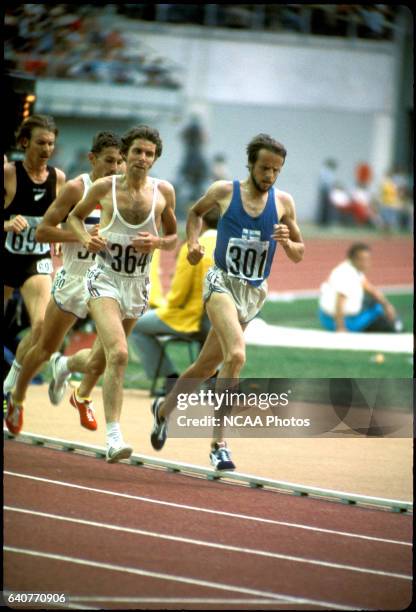 Lasse Viren of Finland in action in the 5000 m race during the Olympic games in Montreal, Canada. Viren won the gold in the 5000 m and in the 10,000...