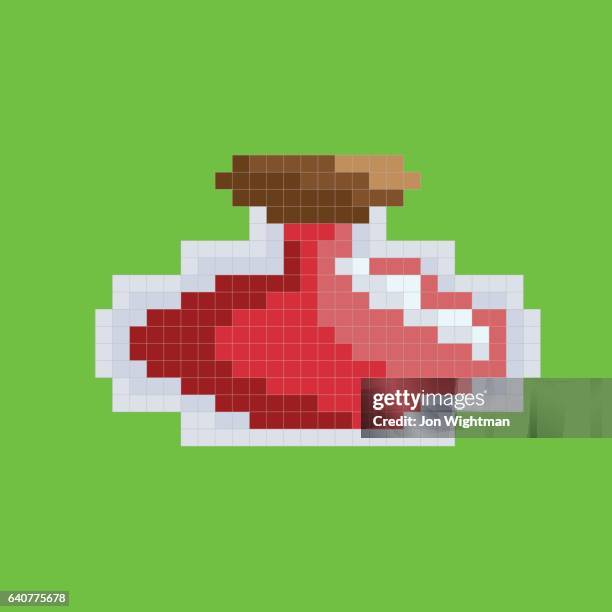 single potion bottle - potion bottle stock illustrations
