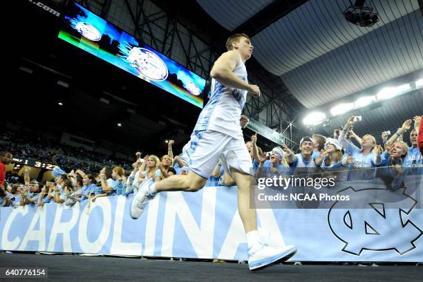 Tyler Hansbrough of the University of North Carolina - Charlotte enters the stadium during the semifinal game of the 2009 NCAA Photos via Getty...