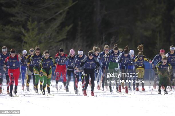 Women's 15k classic as part of the Men's and Women's Skiing Championships held at Bohart Ranch Cross Country Ski Center, in Bozeman, MT. Sean...