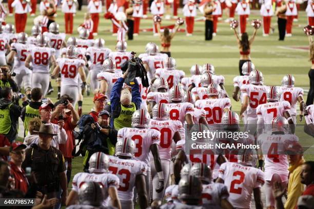 Ohio State University takes on the University of Nebraska at Memorial Stadium in Lincoln, NE. Jamie Schwaberow/NCAA Photos via Getty Images