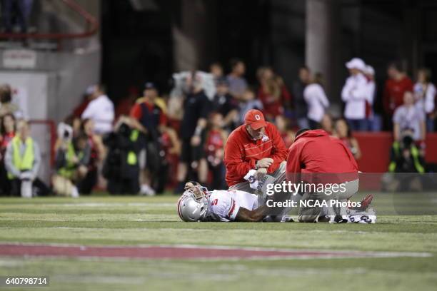 Ohio State University takes on the University of Nebraska at Memorial Stadium in Lincoln, NE. Jamie Schwaberow/NCAA Photos via Getty Images