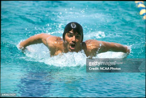 Mark Spitz of the US in action swimming the butterfly during the Olympic games in Munich, West Germany. Spitz swan in seven events: he won all seven,...