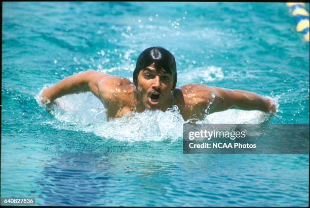 Mark Spitz of the US in action swimming the butterfly during the Olympic games in Munich, West Germany. Spitz swan in seven events: he won all seven,...