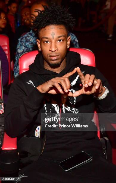 Rapper 21 Savage attends Noisey Atlanta Screening at The Plaza