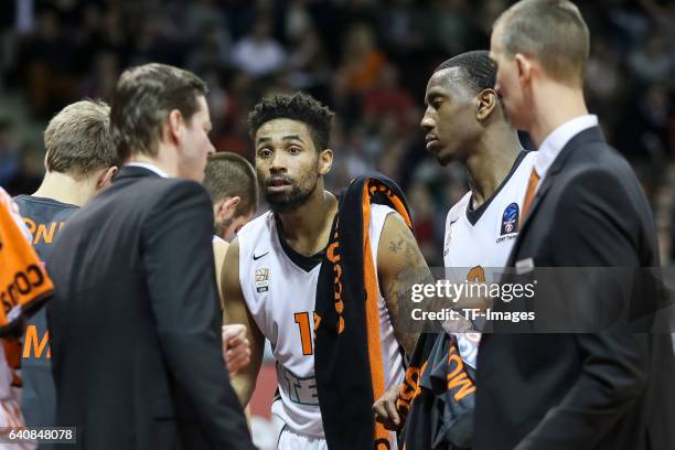 Da Sean Butler of ratiopharm Ulm looks on during the Eurocup Top 16 Round 5 match between FC Bayern Muenchen and ratiopharm Ulm at Audi Dome on...