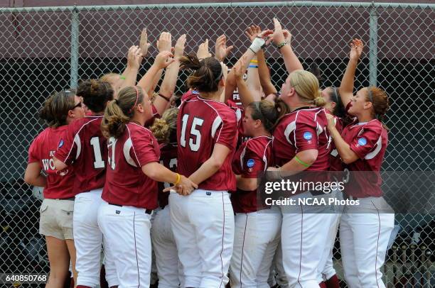 Lock Haven University takes on the University of Alabama in Huntsville during the Division II Women's Softball Championship held at the James I....