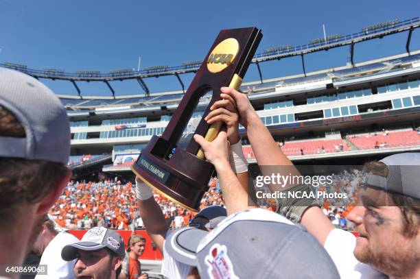 Syracuse University plays Cornell University in the Division I Men's Lacrosse Championship held at Gillette Stadium in Foxborough, MA. Syracuse...