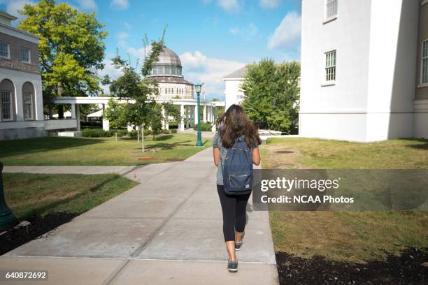 Campus life photos of students at Union College for NCAA Photos via Getty Images Champion Magazine in Schenectady, NY. Jamie Schwaberow/NCAA Photos...