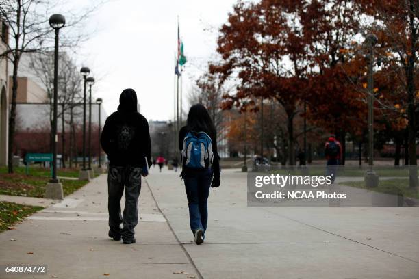 On campus photography at Wayne State University for NCAA Photos via Getty Images Champion Magazine in Detroit, MI. Jamie Schwaberow/NCAA Photos via...