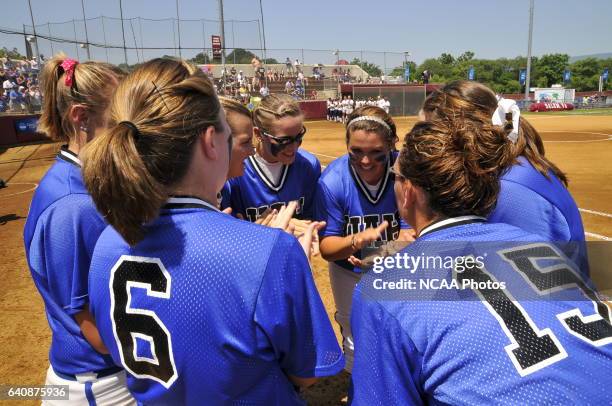 The University of California San Diego take on the University of Alabama-Huntsville during the Division II Women's Softball Championship held at the...