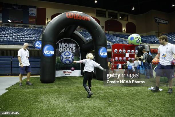 The University of North Carolina takes on Penn State University during the Division I Women's Soccer Championship held at Torero Stadium on the...