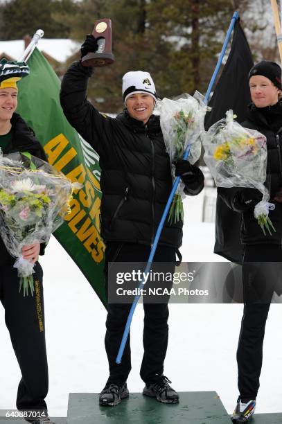 Awards following the Classical Cross Country races during the 2011 NCAA Photos via Getty Images Men and Women's Division I Skiing Championship held...