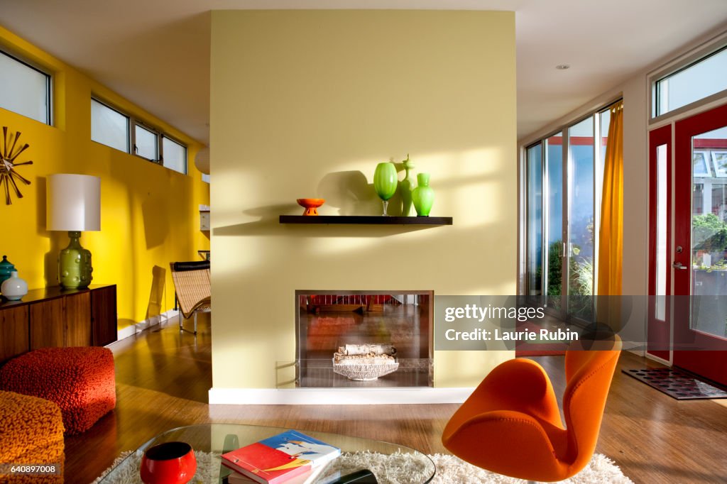 Brightly Colorful modern interior