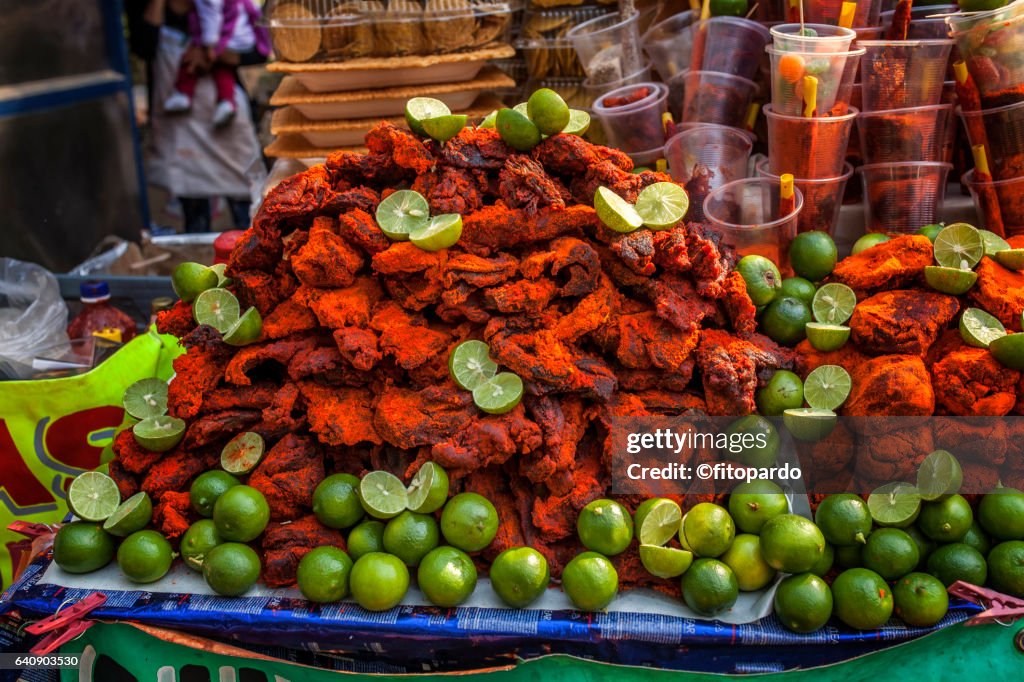 Chito Meat, street manjar in Mexico
