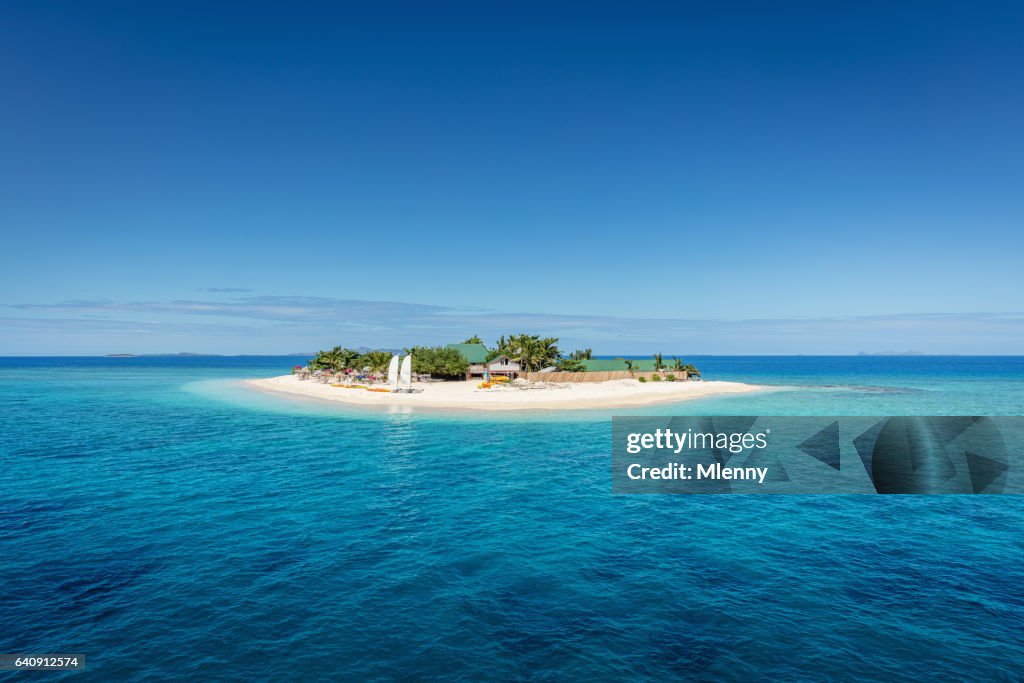 Schöne kleine Insel Fidschi Mamanuca Inseln