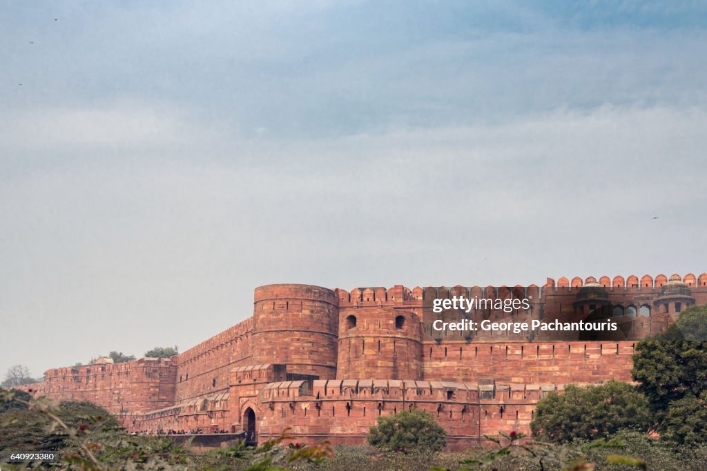 Agra Fort exterior, India