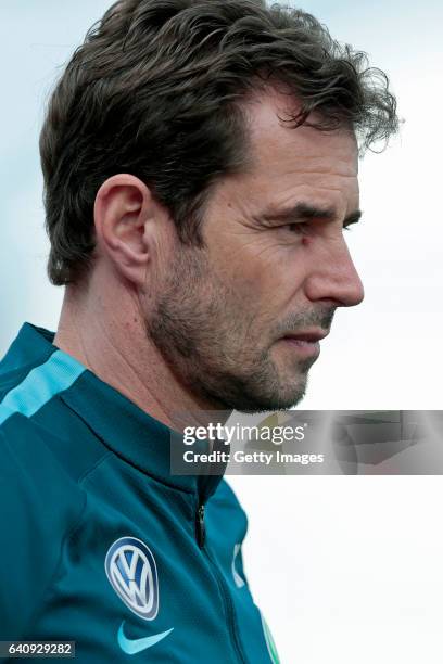 Ralf Kellermann during the Women's Friendly Match between VfL Wolfsburg Women's and SC Huelva on February 2, 2017 in Vila Real Santo António,...