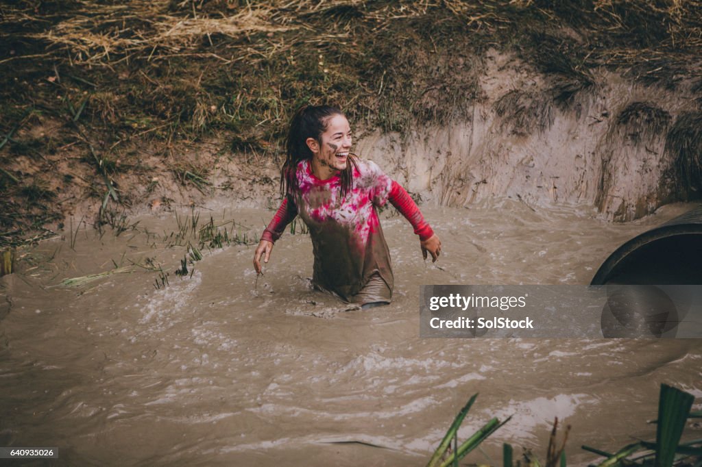 Stuck Girl Stuck In Mud