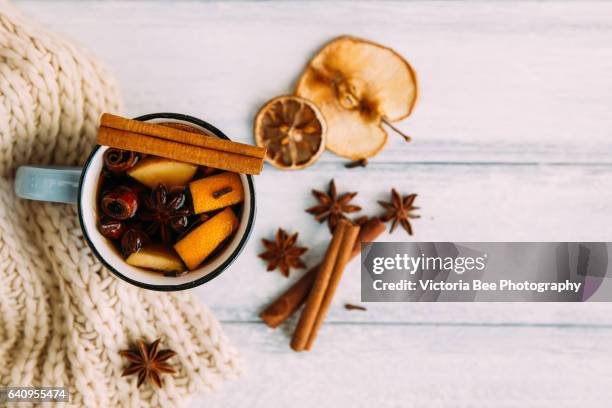 mulled wine - seasoning stock pictures, royalty-free photos & images
